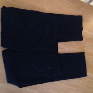 Black ankle dress pants-stretch