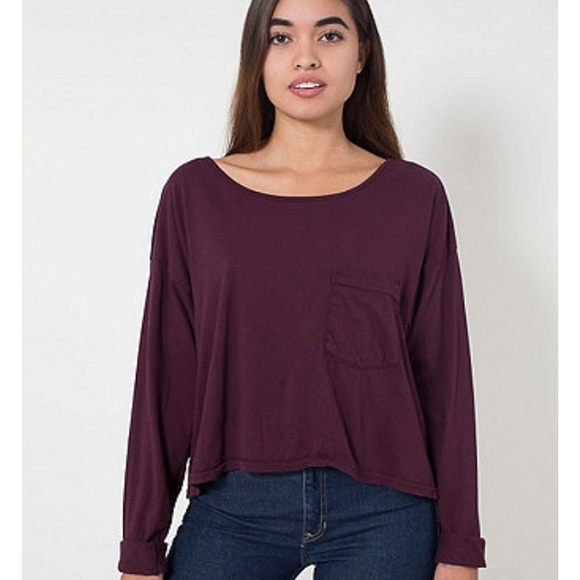 American Apparel pocket tee