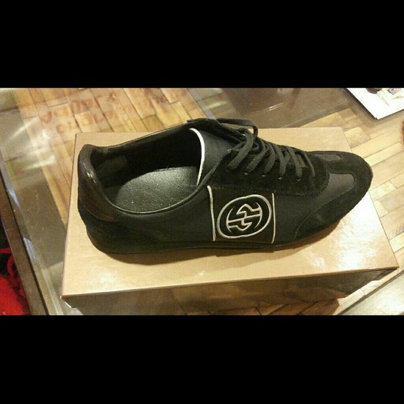 Gucci suede sneakers