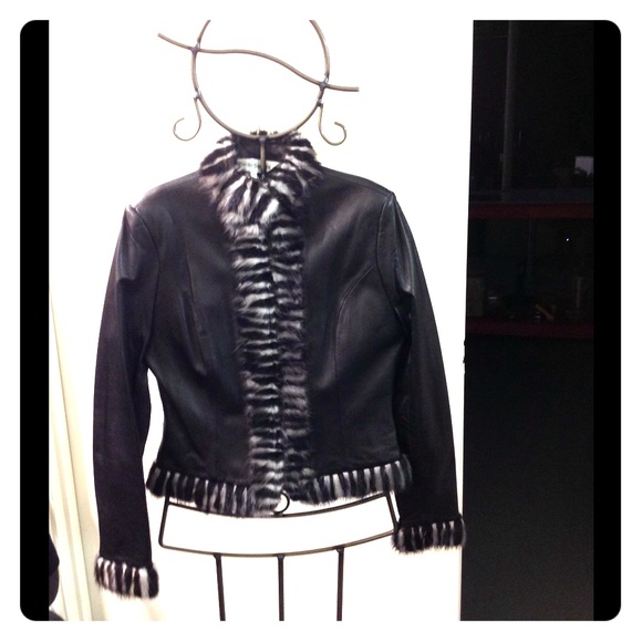 Leather and Fur Jacket