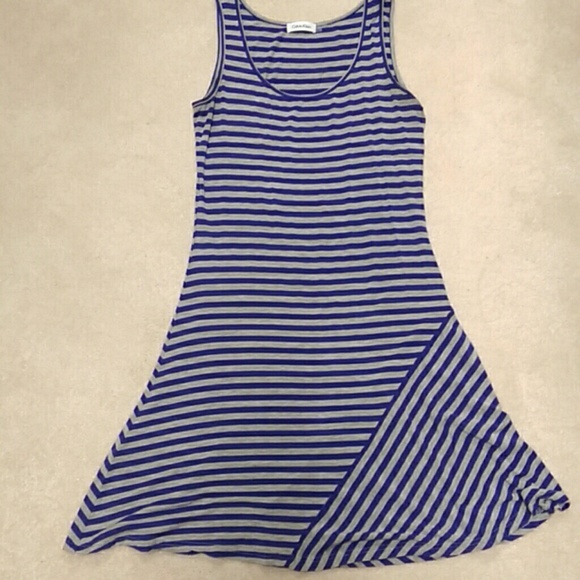 Calvin Klein striped dress. Size 4.