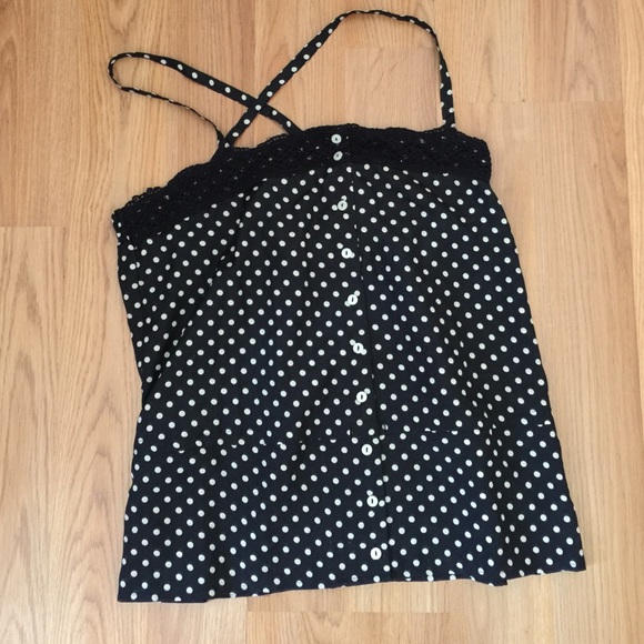 Polka dot forever 21 top