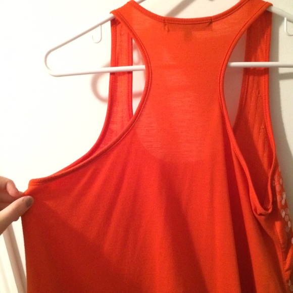 Orange Sequin tank - Picture 2 of 3