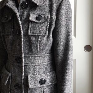 TULLE long coat.  size XS