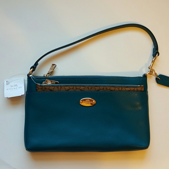 Coach XL wristlet / mini purse