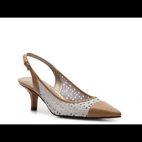 ❤️ Adrienne Vittadini- Petrina Sling Backs ❤️ - Picture 1 of 3