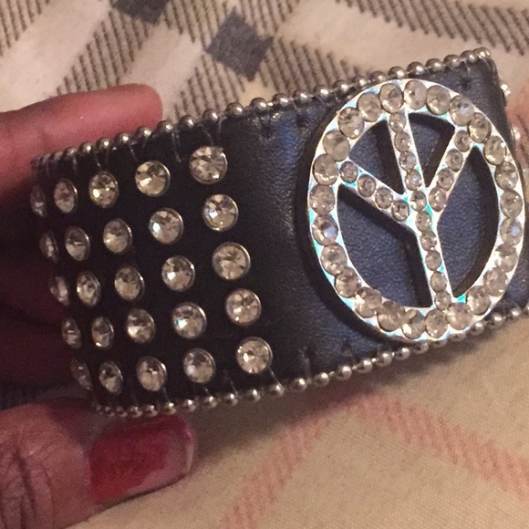Crystal Leather band.....