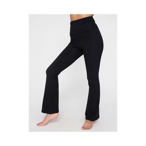 Simple black yoga pants