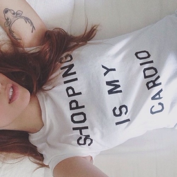 Shopping is my Cardio Tee