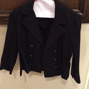 Black 3/4 Sleeve Blazer