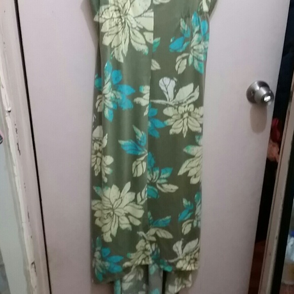 High low floral dress