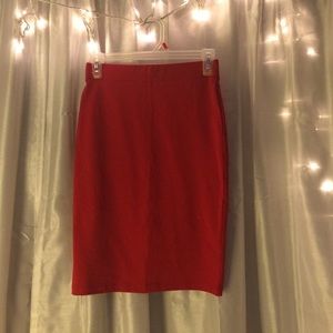 Red Pencil skirt