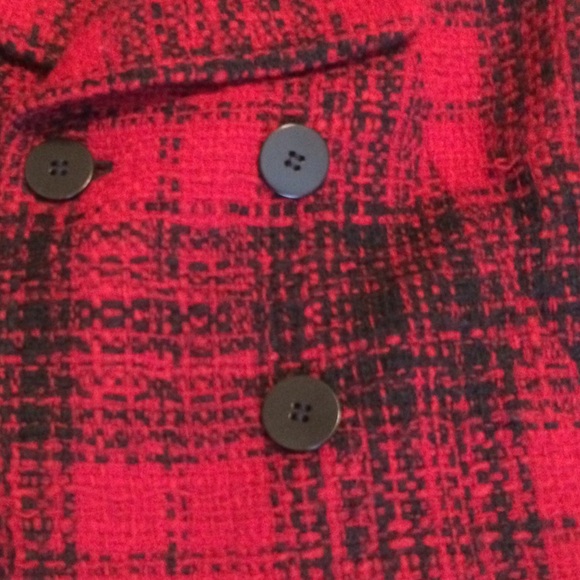 Talbots Red & Black Blazer - Picture 2 of 3