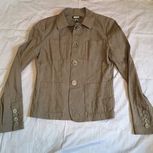 Dkny suit jacket with matching skirt.