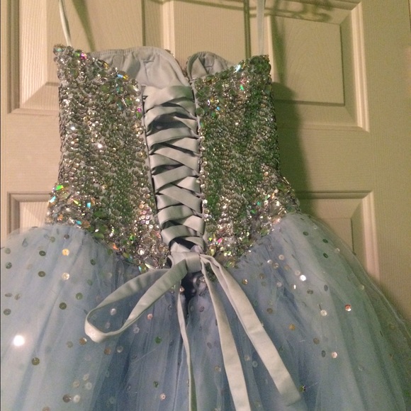 Blue Ball Gown - Picture 4 of 4