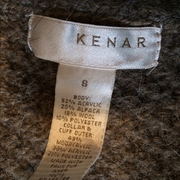 Kenar Brown Long Sweater - Picture 3 of 4