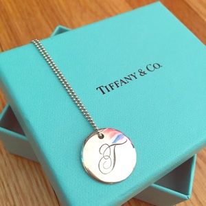 Tiffany & Co. Initial Pendant