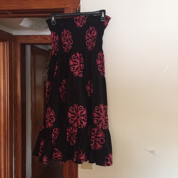 Victoria's Secret strapless dress.