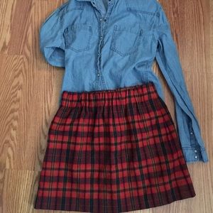 J crew wool skirt