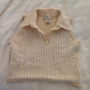 Banana republic crop top with sequence