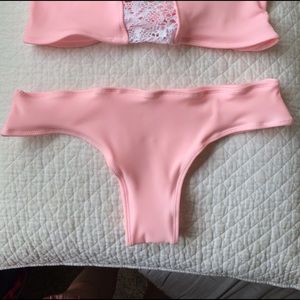 Pink bikini bottoms!