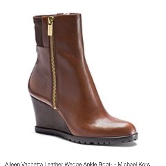 Michael Kors Aileen Wedge Mocha