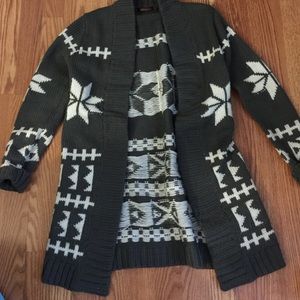 Grey wooly sweater