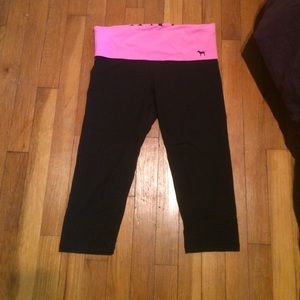 PINK crop yoga pant