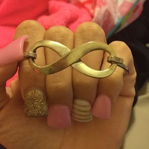 Bold Infinity symbol hook on bracelet