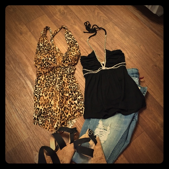 2 sexy halter tops