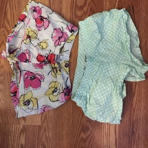 2 gap body pajama shorts