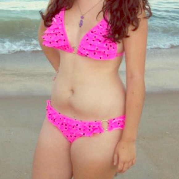 VS pink bathing suit