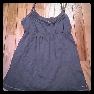 Grey hollister tank