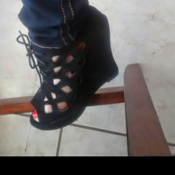 Open toe booties
