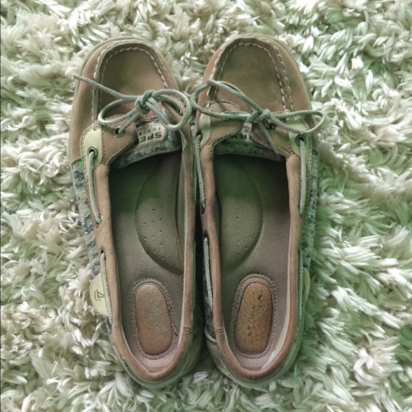 AngleFish Leopard Sperry Topsiders