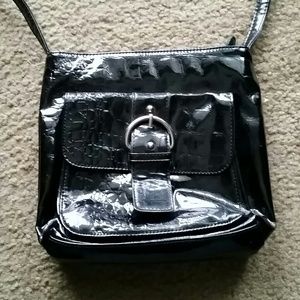 Black shiney purse