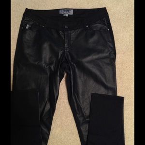 TRIPP NYC Faux-Leather pants
