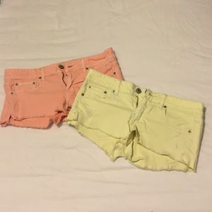 2 for $20 American Eagle Pastel Shorts