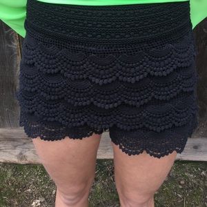 Lace shorts!