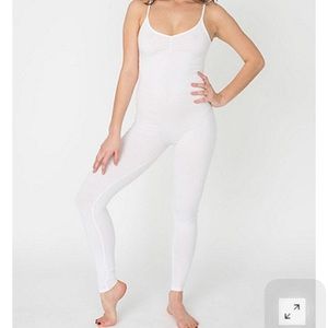 White Jersey Unitard