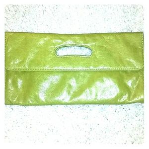 Authentic HOBO Lime Green Clutch