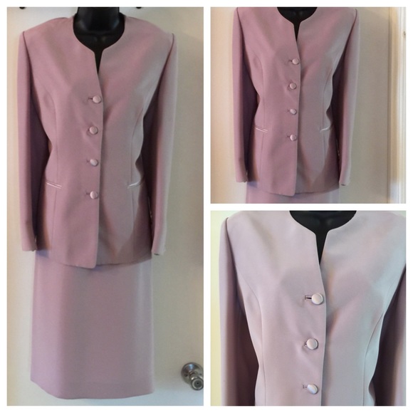 Lilli Ann ladies suit lilac/ light pink size 12