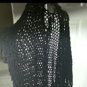 Black Poncho lightweight