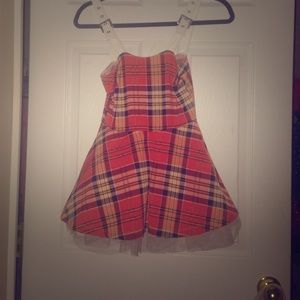 Orange jazz dance costume