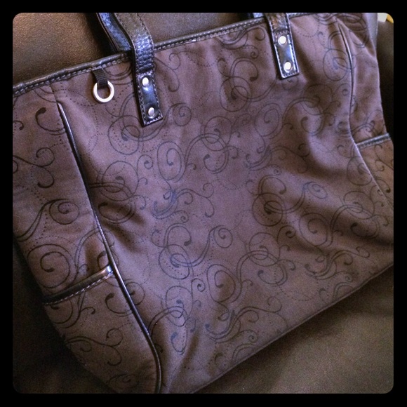Thirty One 'Cindy Tote' in Black Swirl