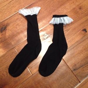 American Apparel Ruffle Socks