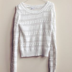White Sparkle Sweater