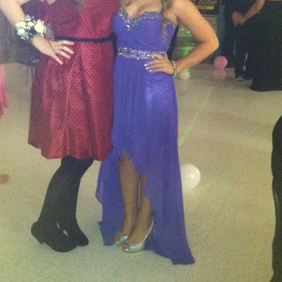 Selling the purple dress on the right!