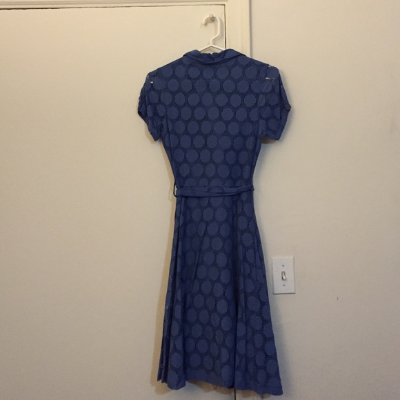 🌼HP🌼 Blue Circle Lace Belted Dress - Picture 4 of 4
