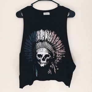 Skull in Headdress Top